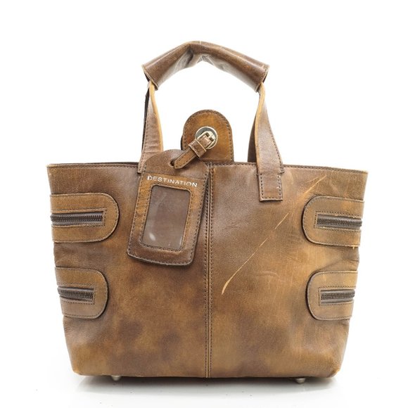 Chloe Handbags - Auth Chloe Hand Bag Brown Leather #20226C56